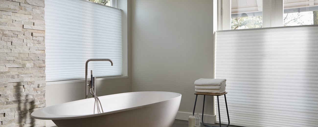 Duette Shades - bath rooms